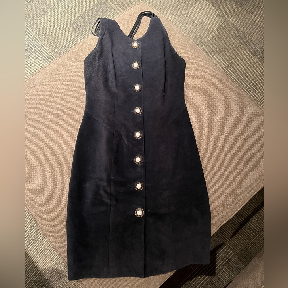 Danier leather vintage dress